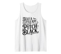 Just A Little Ray of Pitch Black Halloween Goth Gothic Punk Canotta
