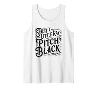 Just A Little Ray of Pitch Black Halloween Goth Gothic Punk Canotta