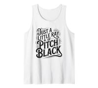 Just A Little Ray of Pitch Black Halloween Goth Gothic Punk Canotta