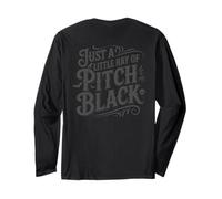 Just A Little Ray of Pitch Black Halloween Goth Gothic Punk Maglia a Manica