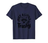 Just a Little Trashy Funny Trash Panda Raccoon Meme Maglietta