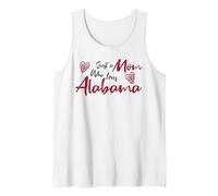 Just a Mom Who Loves Alabama Cute Alabama Mom Canotta