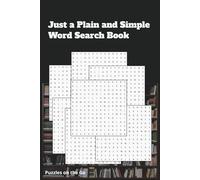 Just a Plain and Simple Word Search Book: Puzzles on the Go