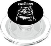 Just a Princess - Gatto con occhiali da sole, design divertente PopSockets PopGrip per MagSafe