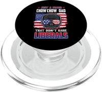 Just A Proud Chow Chow Dad Merica Dog Patriotic 4th Of July PopSockets PopGrip per MagSafe