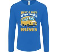 Just A Ragazzo Chi Ama Bus Autobus Autista Uomo Maniche