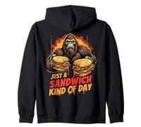 Just A Sandwich Kind of Day Panino Felpa con Cappuccio