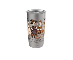 Just a Spooky Goose Costume di Halloween Donne Ragazze Mummia Bicchiere termico in acciaio inox doppia parete