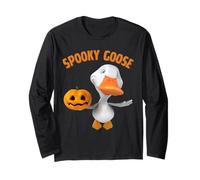 Just a Spooky Goose | Funny Halloween Costume Maglia a Manica