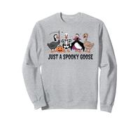 Just A Spooky Goose Halloween Silly Goose Divertente Halloween Felpa