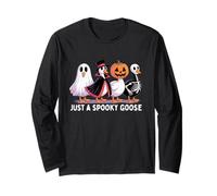 Just A Spooky Goose Halloween Silly-Goose Divertente Halloween Maglia a Manica