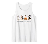 Just A Spooky Goose Halloween Silly Goose Funny Halloween Canotta