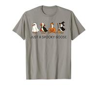Just A Spooky Goose Halloween Silly Goose Funny Halloween Maglietta