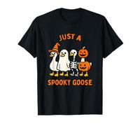 Just a Spooky Goose Silly Halloween Costume Divertente Donne Bambini Maglietta