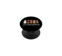 Just A Spooky Highland Cow, costume divertente per Halloween PopSockets PopGrip Adesivo
