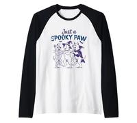 Just a Spooky Paw - Halloween Funny Dogs in Costumi Maglia con Maniche Raglan