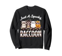 Just A Spooky Raccoon Halloween Costume Funny Trash Panda Felpa