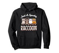 Just A Spooky Raccoon Halloween Costume Funny Trash Panda Felpa con Cappuccio