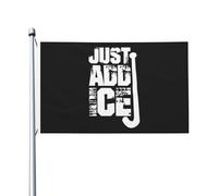 Just Add Ice Flag 3x5 Ft Double-face Outdoor Durable Banner Home Garden Decoration Flags Funny Party Welcome Flag