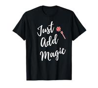 Just Add Magical Cute Magical Witch Wand Gift Maglietta
