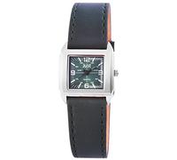 Just Analog Orologio da donna, in vera pelle Verde scuro - 48-S9258N-GR