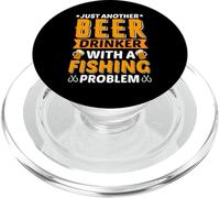 Just Another Beer Dinkker With A Fishing Problem Beer Lover PopSockets PopGrip per MagSafe