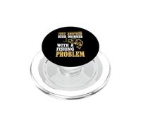 Just Another Beer Drinker With A Fishing Problem Fisherman PopSockets PopGrip per MagSafe
