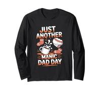 Just Another Manic Dad Day Funny Graphic Item Dad Dad D Maglia a Manica