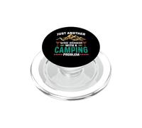 Just Another Wine Drinker With A Camping Hiking Camper PopSockets PopGrip per MagSafe