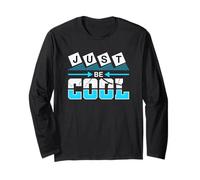Just Be Cool Modern Geometrico Maglia a Manica