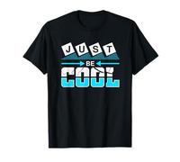 Just Be Cool Modern Geometrico Maglietta