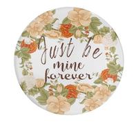 Just Be Mine Forever, magneti decorativi in vetro per frigorifero, 1 pezzo con ghirlanda floreale e scritta in inglese "Fall Harvest", per ufficio, stile retrò, per cucina, frigorifero, decorazione