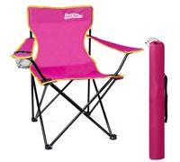just be... Sedia Pieghevole Campeggio Portatile - Sedie Da Esterno Leggera - Sedia Comoda Adatta Per Giardino Spiaggia Pesca Camping E Concerto - Sedie Richiudibili Con Porta Bottiglie E Braccioli