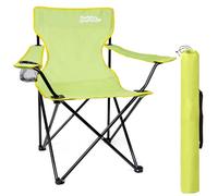 just be... Sedia Pieghevole Campeggio Portatile - Sedie Da Esterno Leggera - Sedia Comoda Adatta Per Giardino Spiaggia Pesca Camping E Concerto - Sedie Richiudibili Con Porta Bottiglie E Braccioli