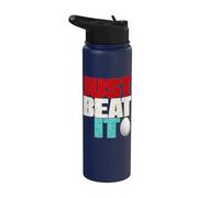 Just Beat It - Just Beat it Graphic Stainless Steel Insulated Water Bottle