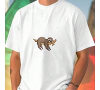 JUST BECAUSE I AM AWAKE DOES NOT MEAN I AM READY TO DO STUFF Maglietta Uomo Divertente Stile Casual Idea Regalo Moda Elegante Offerta Speciale Novità Fashion L,M,S,XL,XXL,XXXLAnimale,FumettoTessuto in