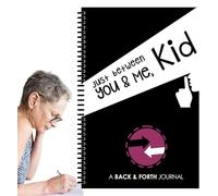 Just Between You and Me - Diario per bambini, con scritta in inglese "A Back & Forth Planner Between Grown-Up & Kid", diario interattivo per bambini, con istruzioni coinvolgenti