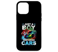 Just Boy Who Loves Cars Cool Sleek Appassionato di auto sportive Custodia per iPhone 12 mini
