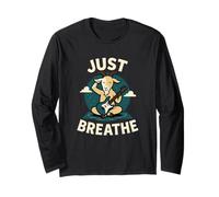 Just Breathe - Chitarra da Meditazione per Yoga, Motivo: Capra Maglia a Manica