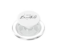 Just Breathe Mindfulness Yoga sollievo dall'ansia PopSockets PopGrip per MagSafe