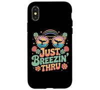 Just Breezin' Thru Occhiali da sole Whale Tail Custodia per iPhone X/XS