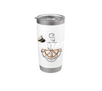 Just Call Me Captain - Boating Sailor - Anchor Boat Sailing Bicchiere termico in acciaio inox doppia parete