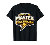 Just Call Me Master, Elettricista, Operaio Elettrico, Citazione Bolt Maglietta