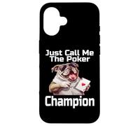 Just Call Me The Poker Champion Divertente Gioco di Carte Umorismo Giocatore Custodia per iPhone 16
