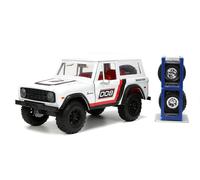 Just Camion 1:24 1973 Ford BRONCO Bridgestone Modellino & Pneumatici Cremagliera