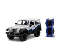 Just Camion 1:24 2007 Jeep Wrangler Modellino W/ Gomma Cremagliera, Toys per
