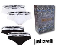 JUST CAVALLI. 2x Slip uomo elastico esterno M09. 95% Cotone - 5% Elastam
