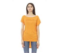 Just Cavalli - Abbigliamento da mare T-shirt Manica Lunga Girocollo - - Tops - Donna - Arancione - L