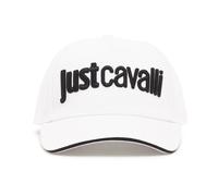 Just Cavalli, ,Accessories ,Donna ,Bianco ,ONE SIZE Embroidered Baseball Cap