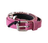 Just Cavalli, ,Accessories ,Donna ,Rosa ,ONE SIZE Fascia in Pelle Scamosciata Rosa